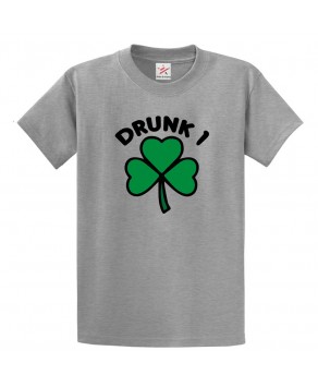 Drunk 1 Irish St. Patrick's Day Novelty Unisex Kids and Adults T-Shirt